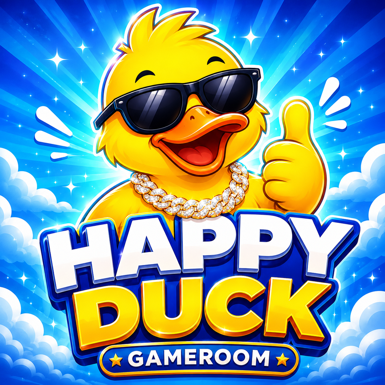 Happy Duck Gameroom logo